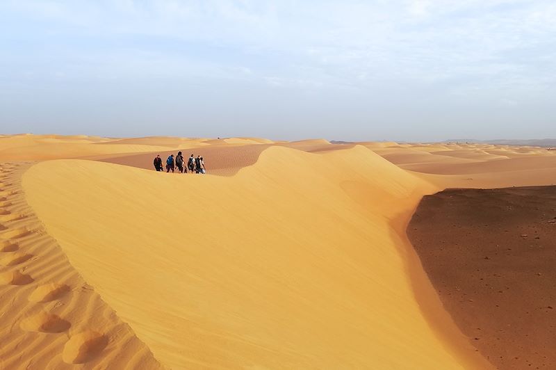 Trek chamelier dans l'Adrar — 8 jours : l'erg Ouarane et la montagne de Zarga
