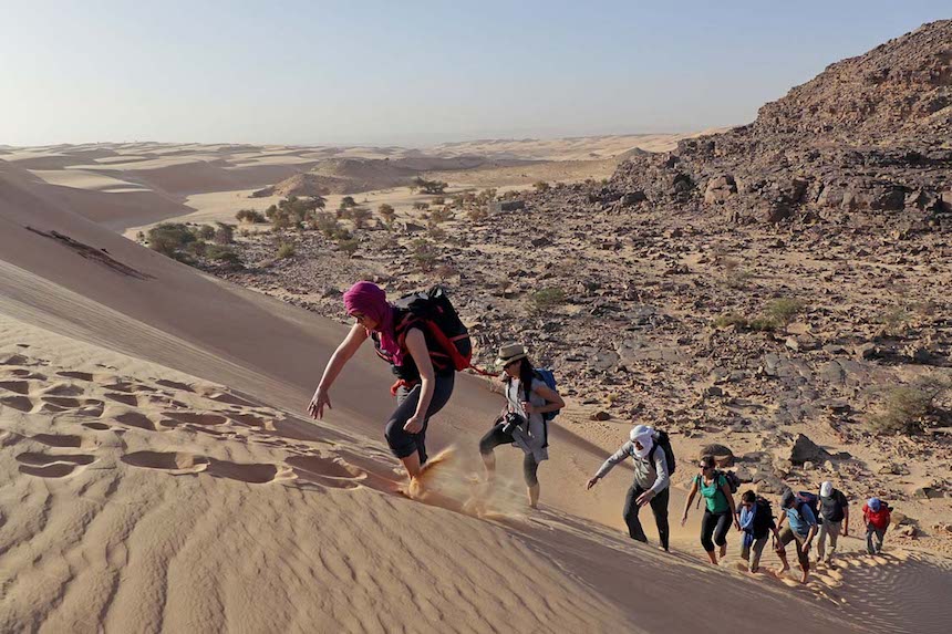 Trek chamelier dans l'Adrar — 8 jours : l'erg Ouarane et la montagne de Zarga
